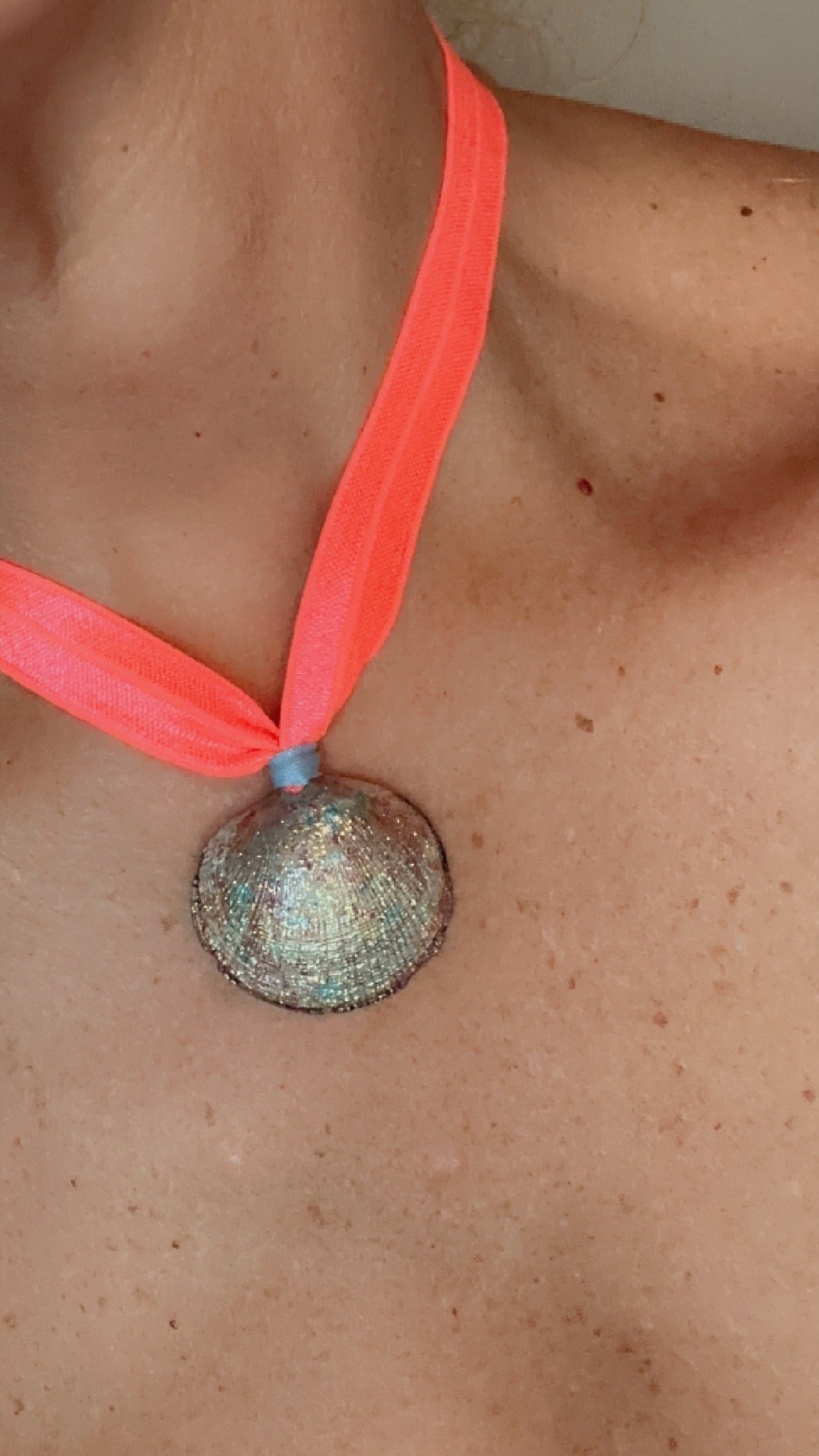 Hand made necklace - sea shell