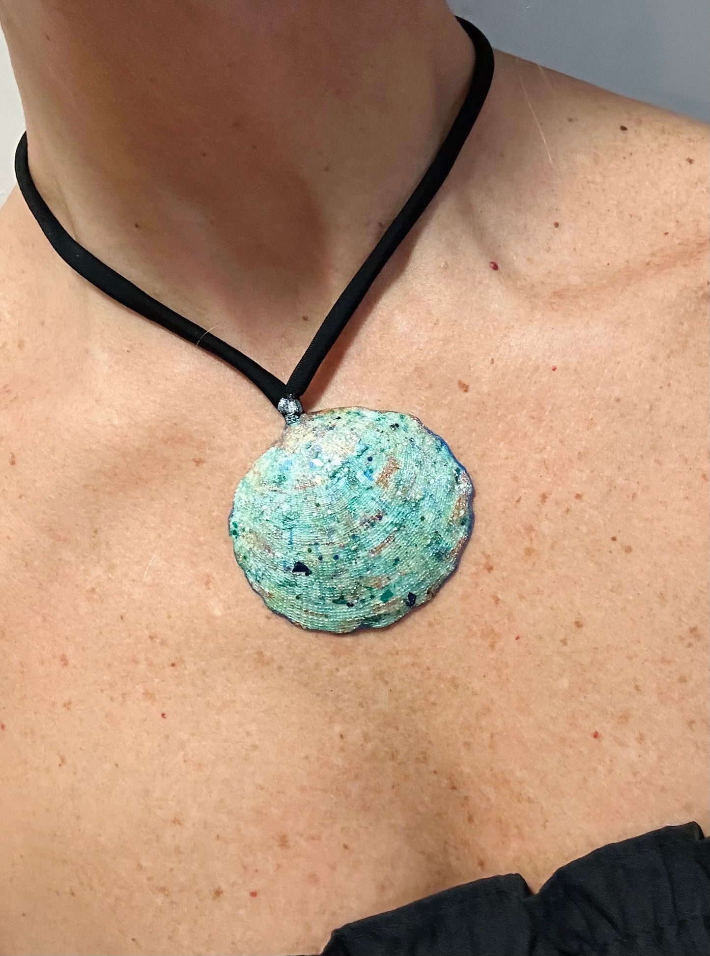Hand made necklace - sea shell