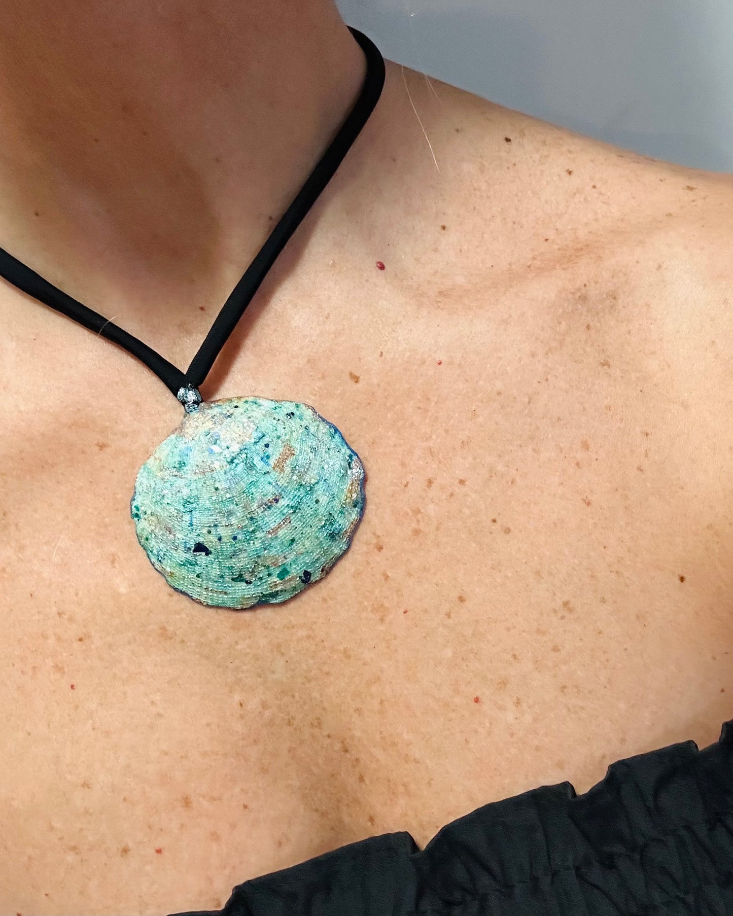 Hand made necklace - sea shell