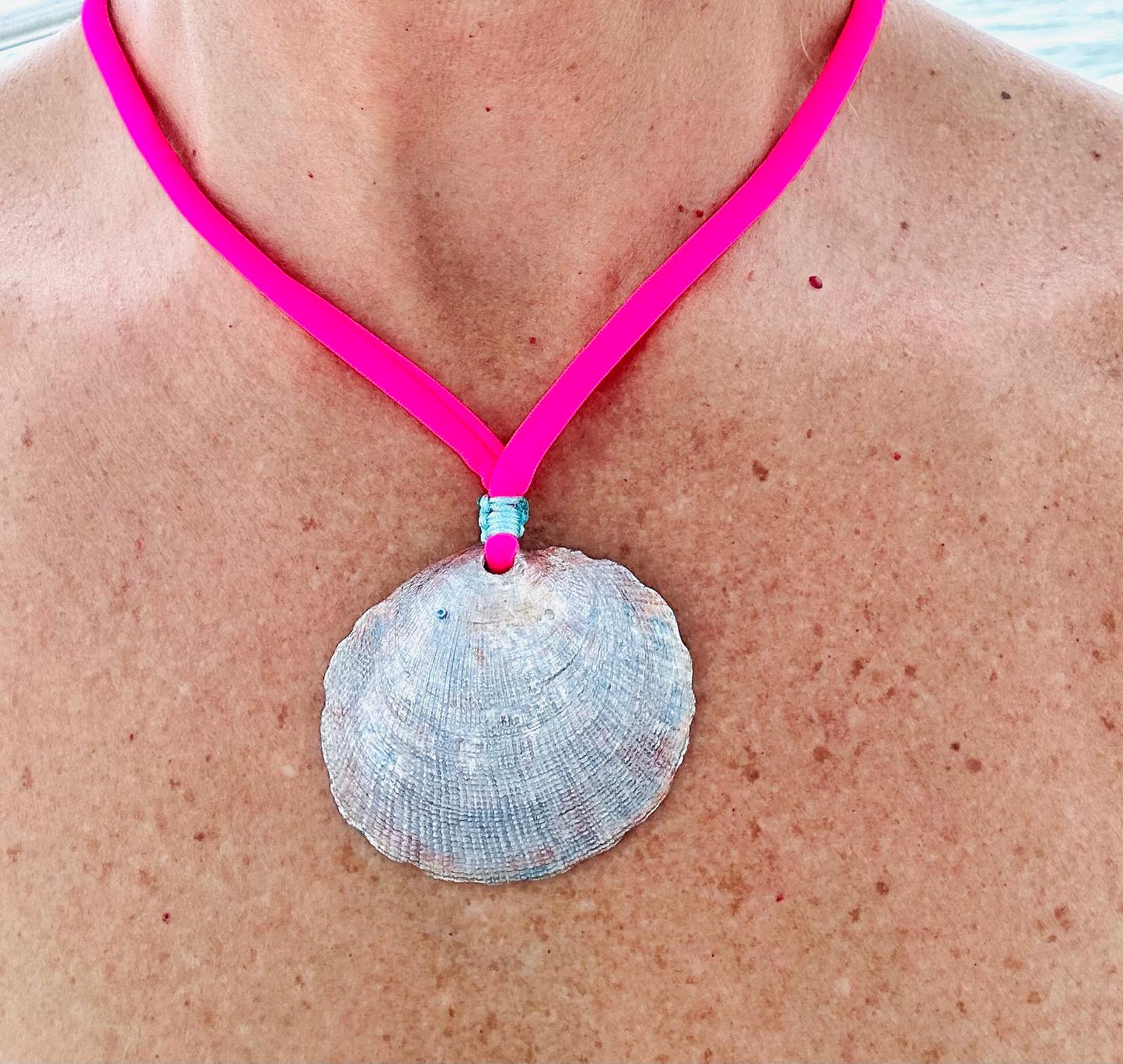 Hand made necklace - sea shell