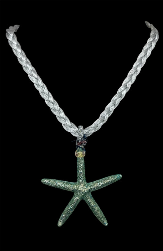 Hand made necklace - Satin star
