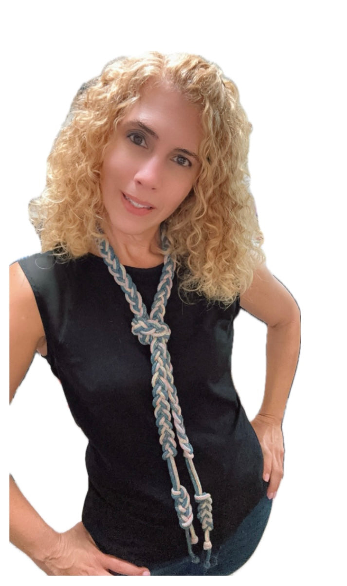 Macrame multi-necklace