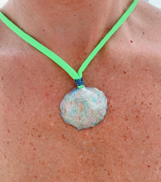 Hand made necklace - sea shell