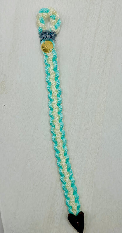 Hand made bracelet - Macrame cord with heart