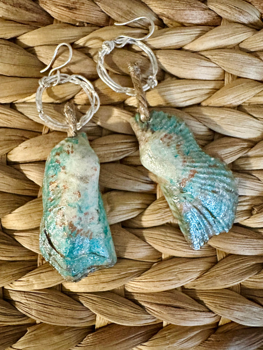 Seashell earrings