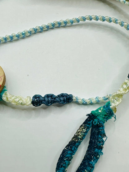Hand made necklace-Resin puzzle