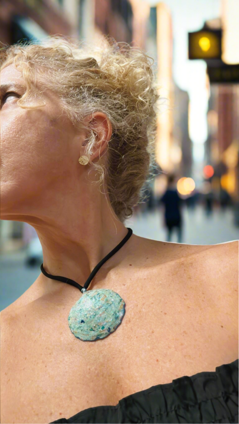 Hand made necklace - sea shell