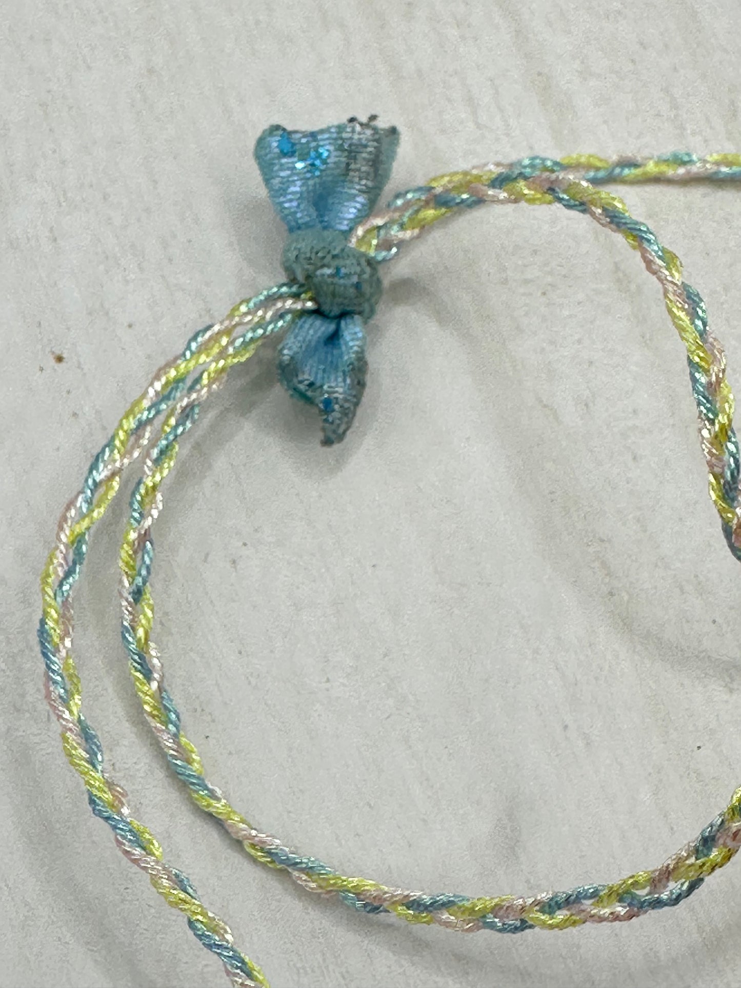 Hand made necklace- satin threaded cord and sea shell