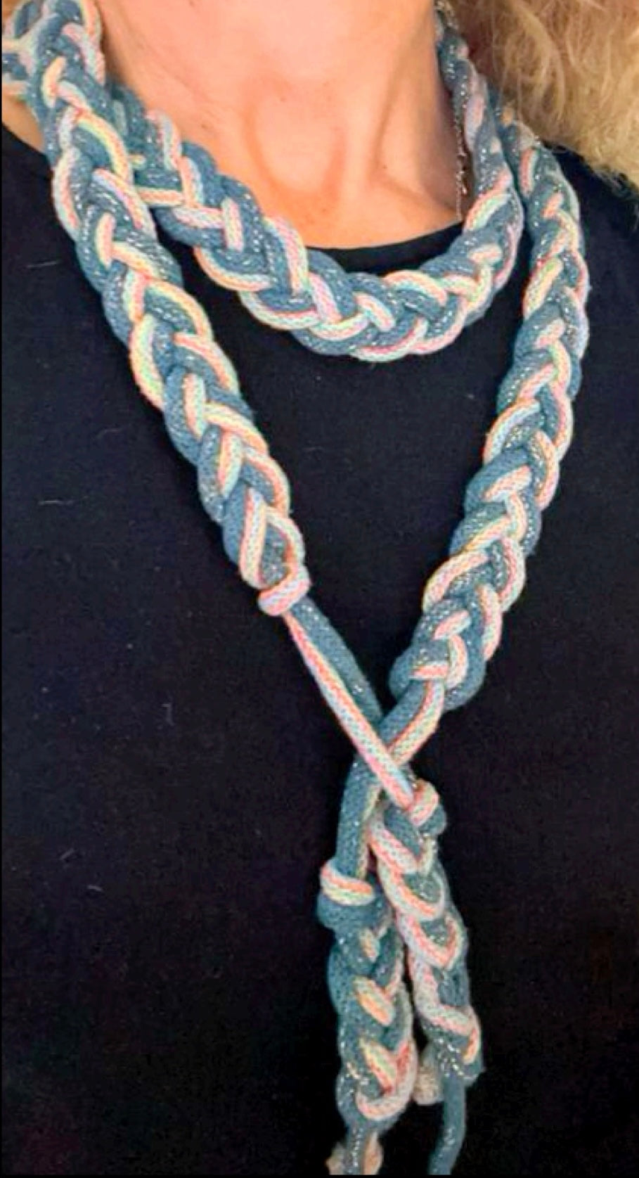 Macrame multi-necklace