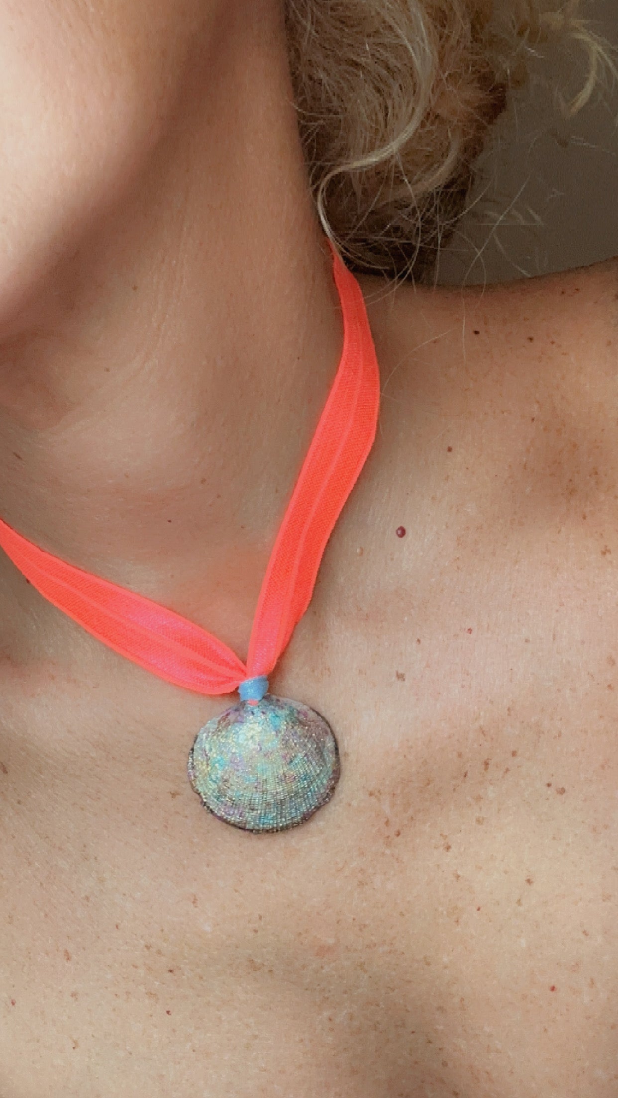 Hand made necklace - sea shell