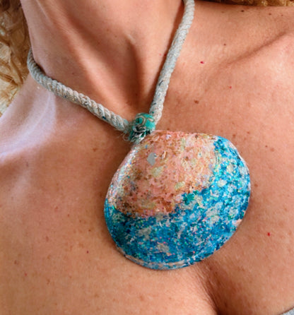 Hand made necklace- sea shell