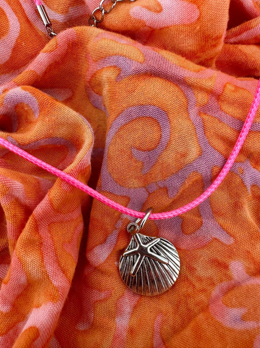 Hand made necklace- Sea shell charm