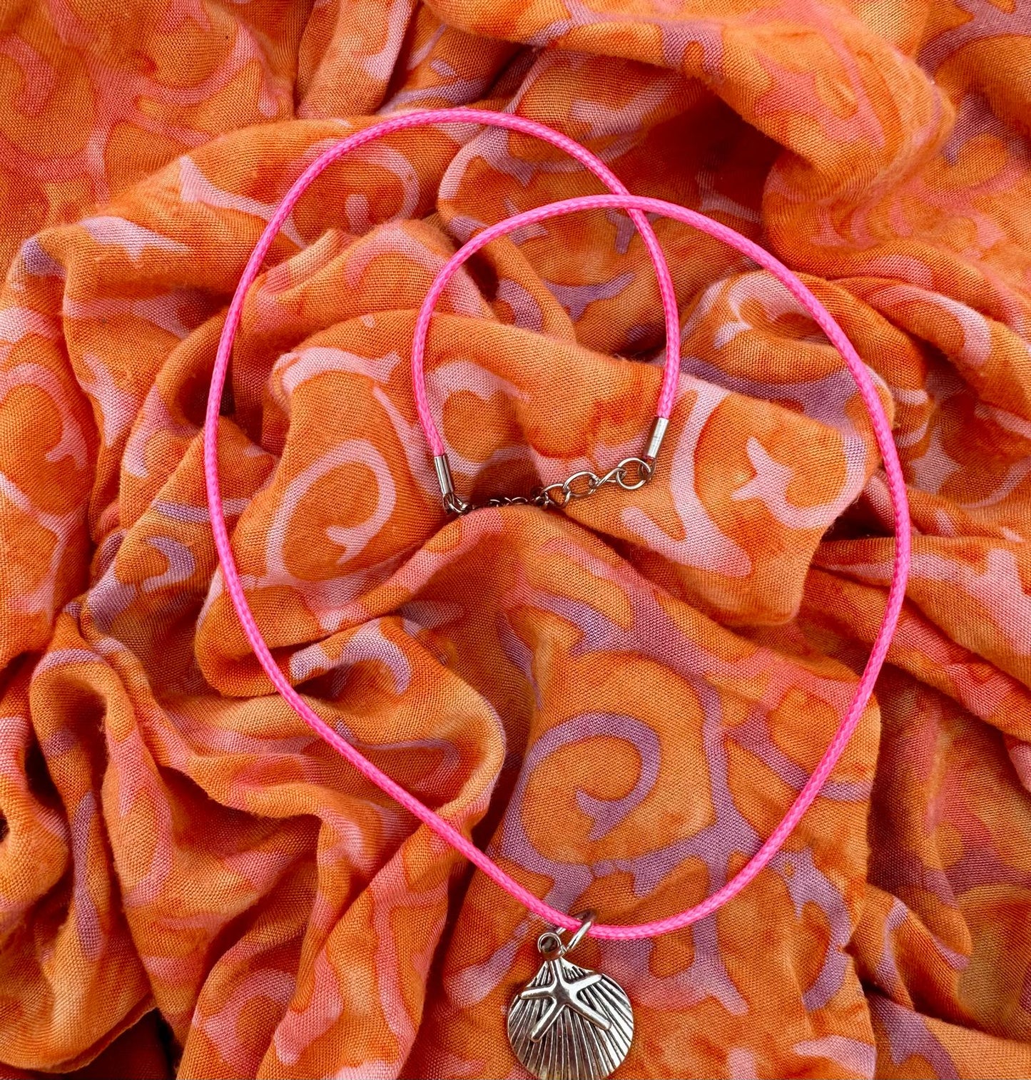 Hand made necklace- Sea shell charm